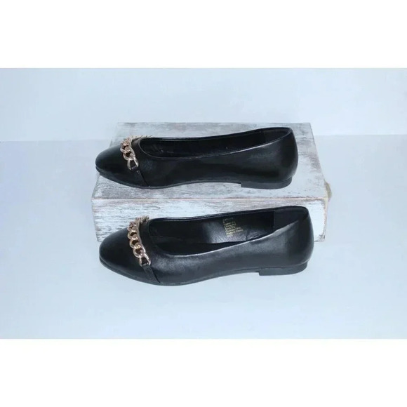 Madden Girl Jordyn Black Faux Leather Slide On Embellished Women's Shoe size 6 - Picture 6 of 12